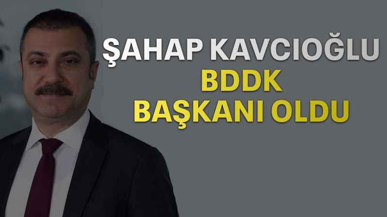 Şahap Kavcıoğlu BDDK Başkanı oldu